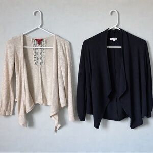 Set of Two Cardigans, Girls Size Medium, Arizona and Love Glam Girl